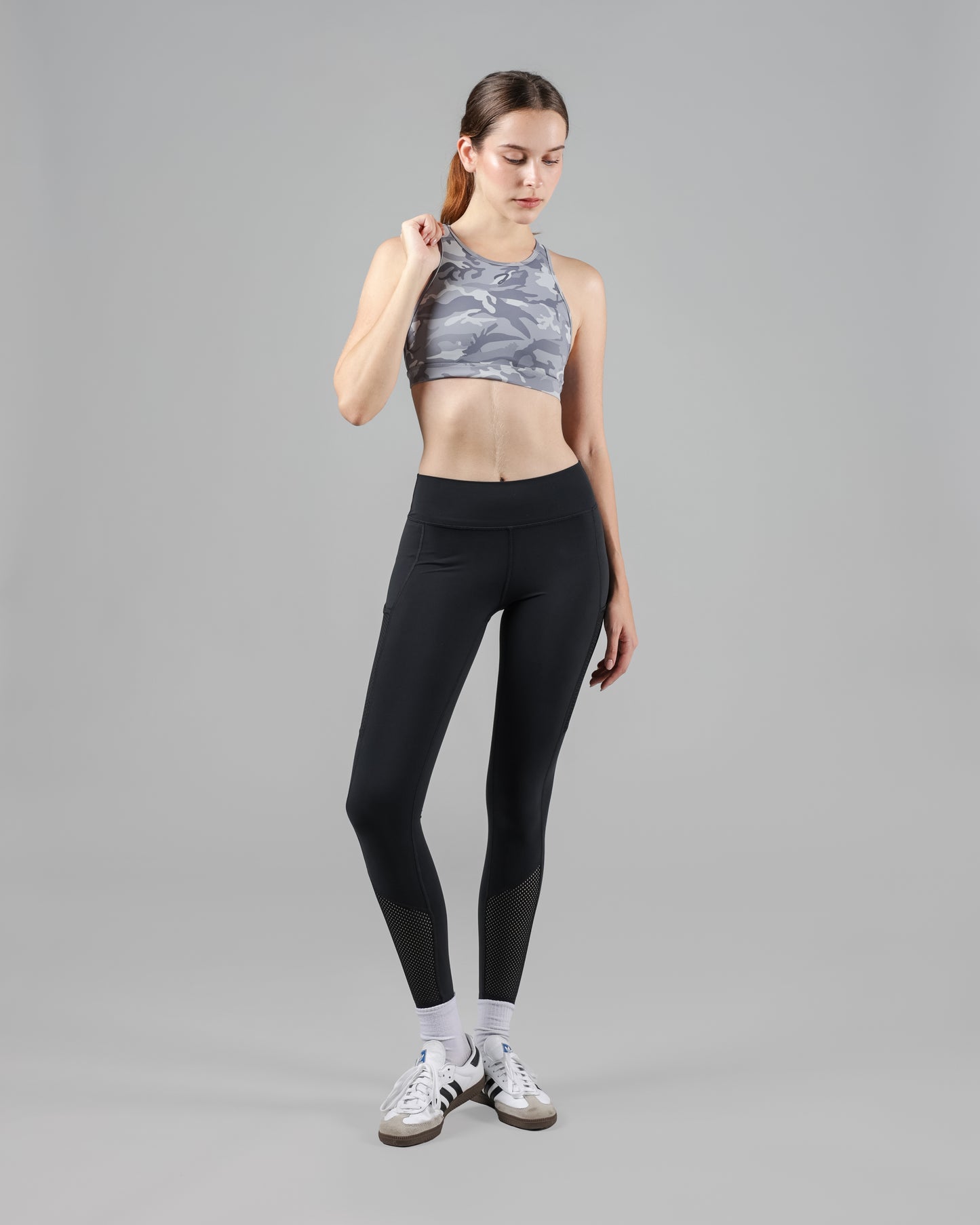 Racer Back Camo Sports Bra