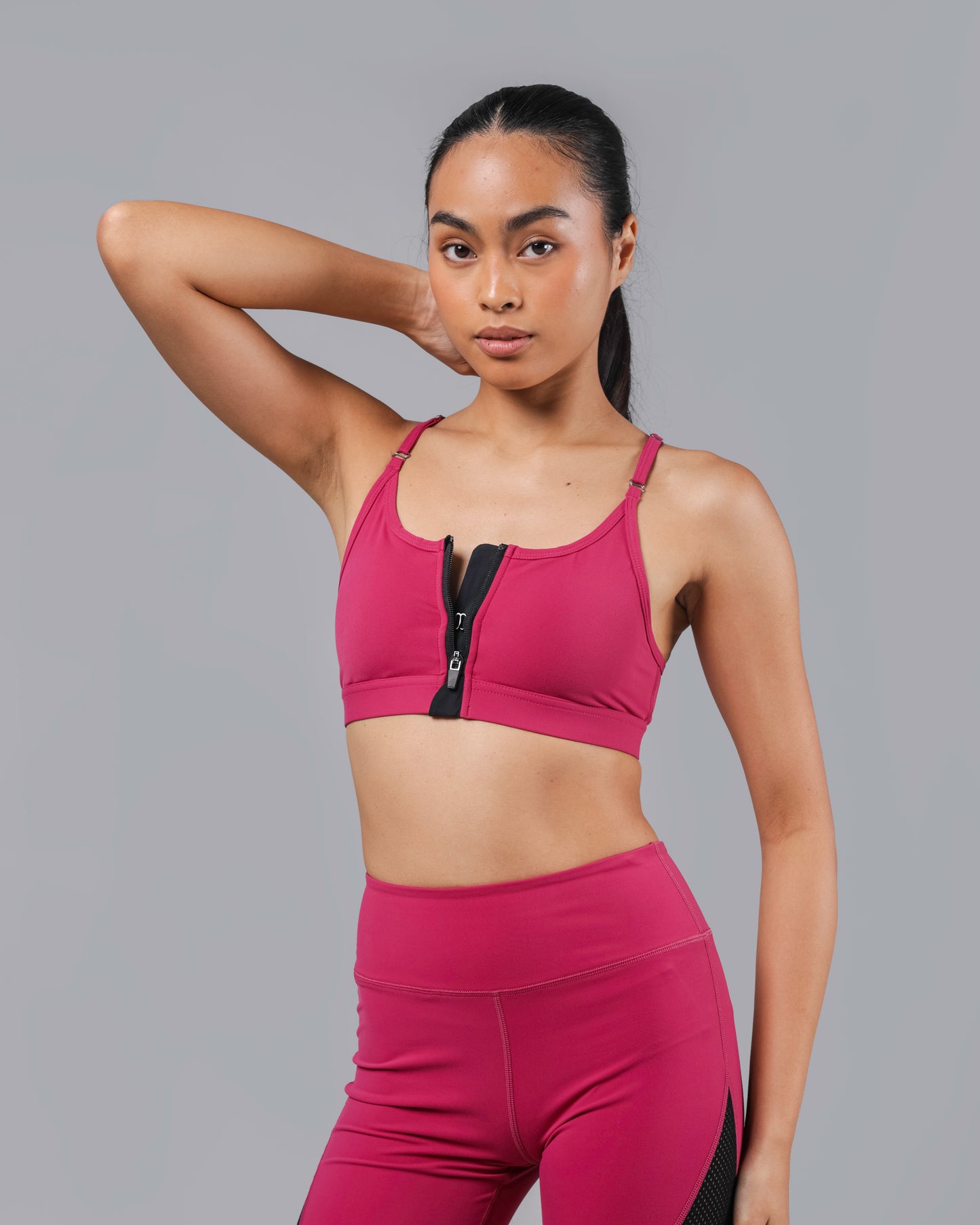 Vicky Zip Up Sports Bra