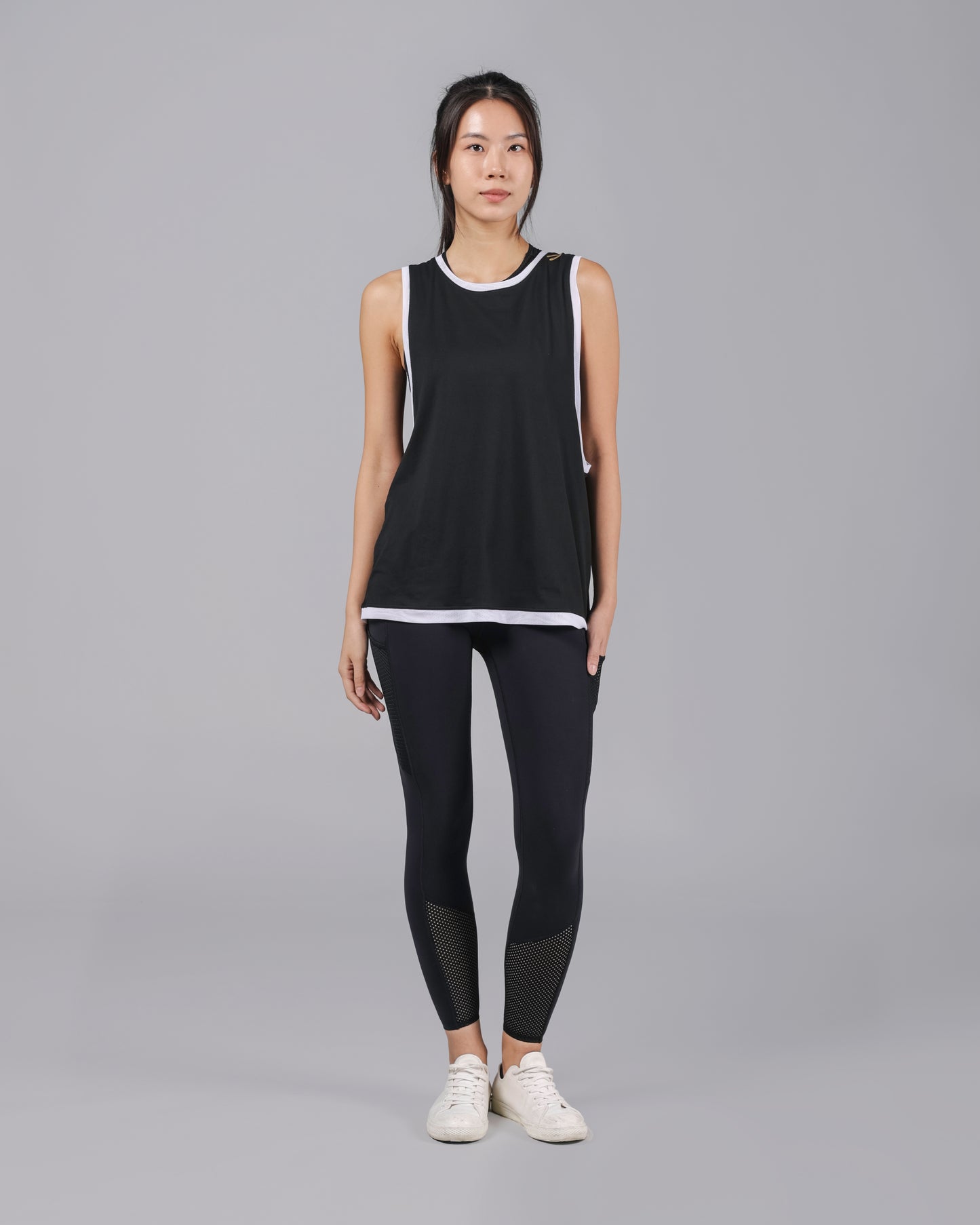 Bria Mesh Muscle Tank