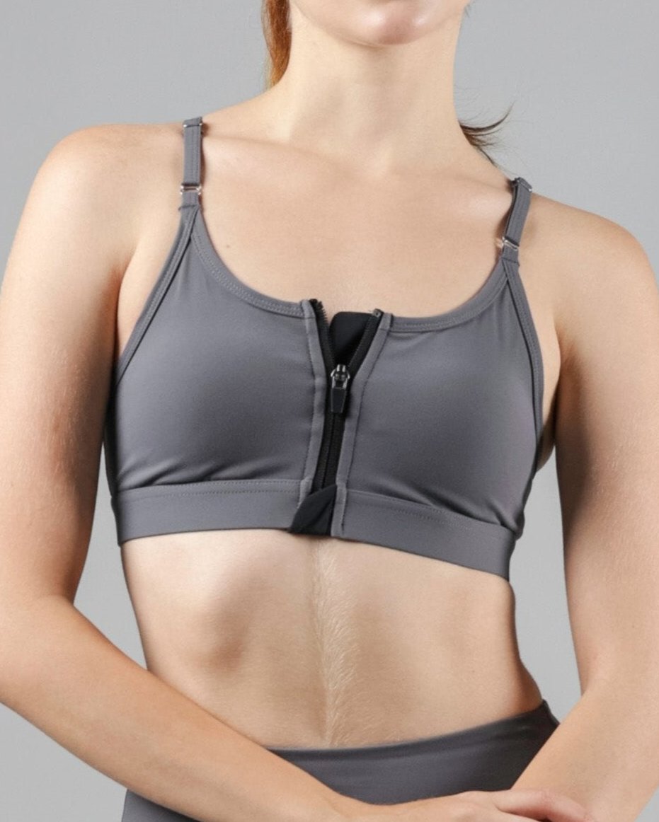 Vicky Zip Up Sports Bra