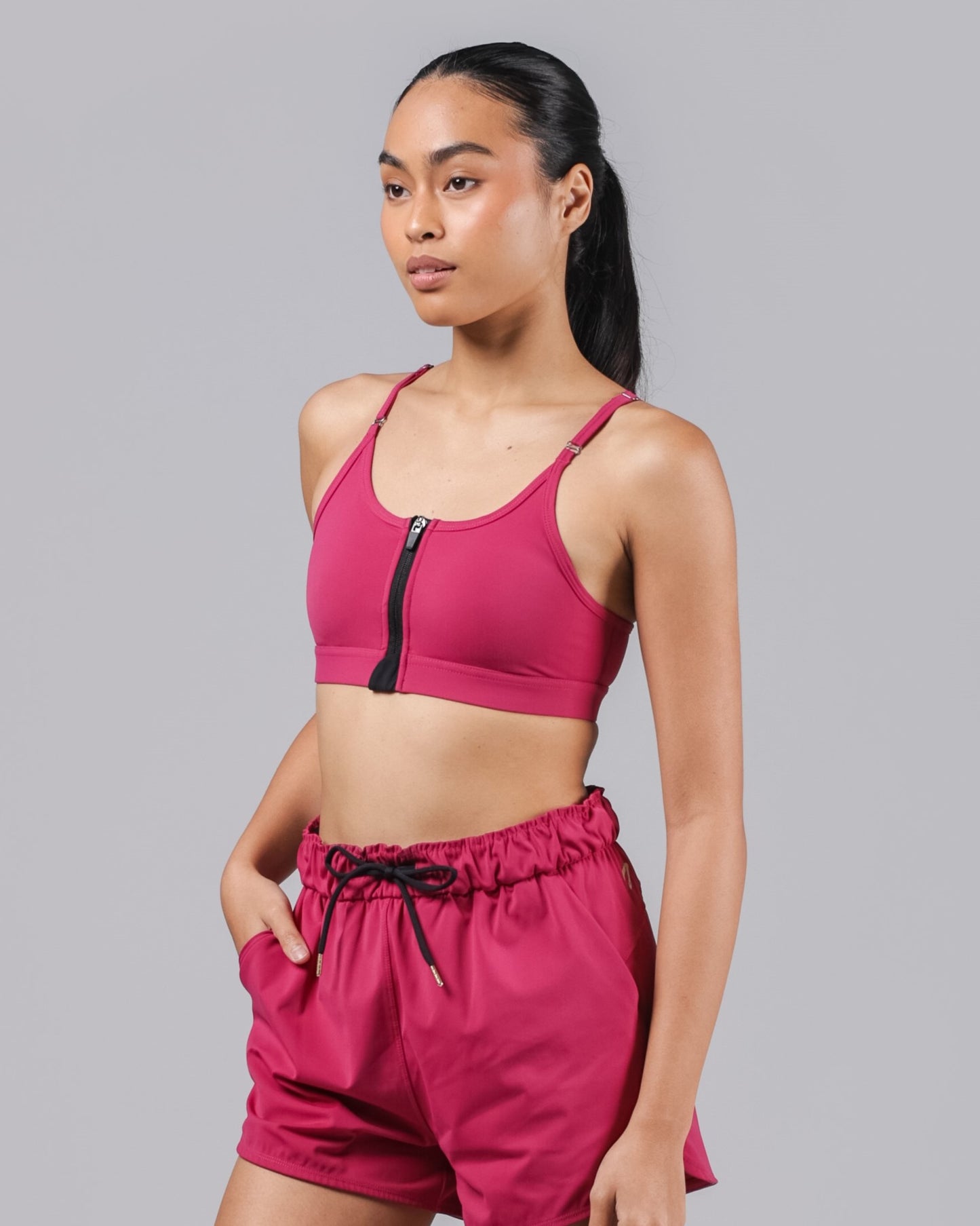 Vicky Zip Up Sports Bra
