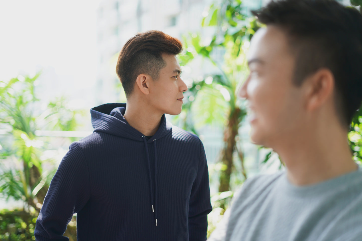 Taylor Relaxed Unisex Pullover Hoodie in Navy Blue