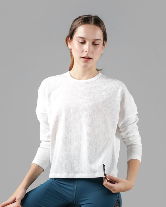 Jacquard Drop Shoulder Tee