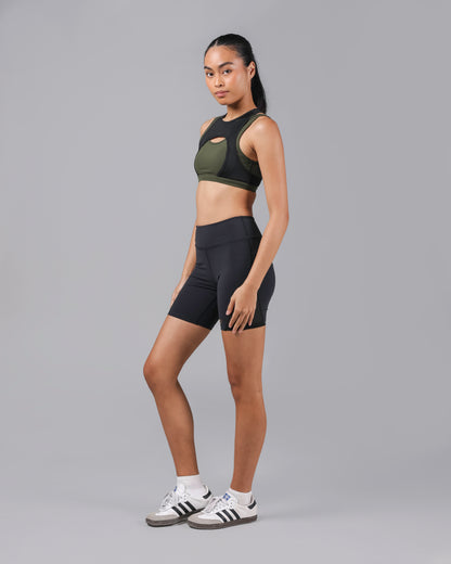 Tyra Mesh Biker Shorts