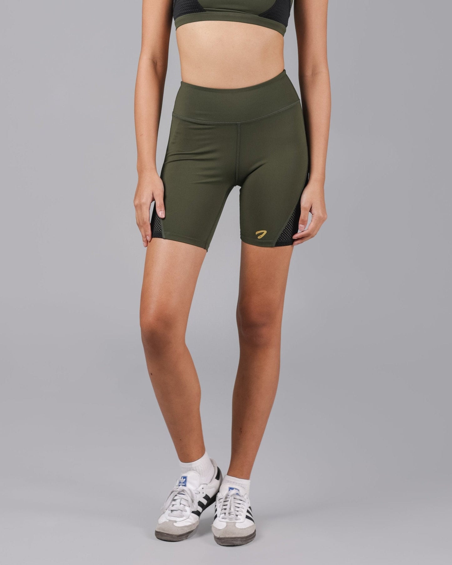 Tyra Mesh Biker Shorts