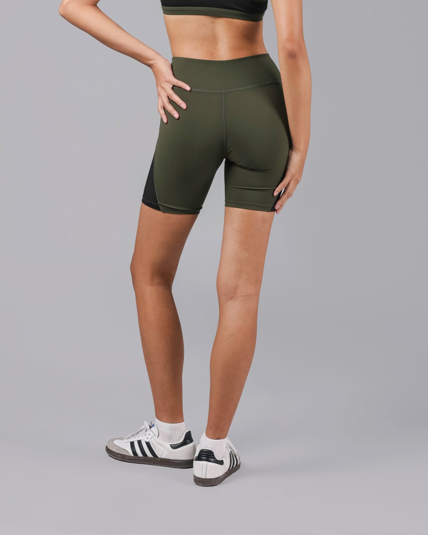 Tyra Mesh Biker Shorts