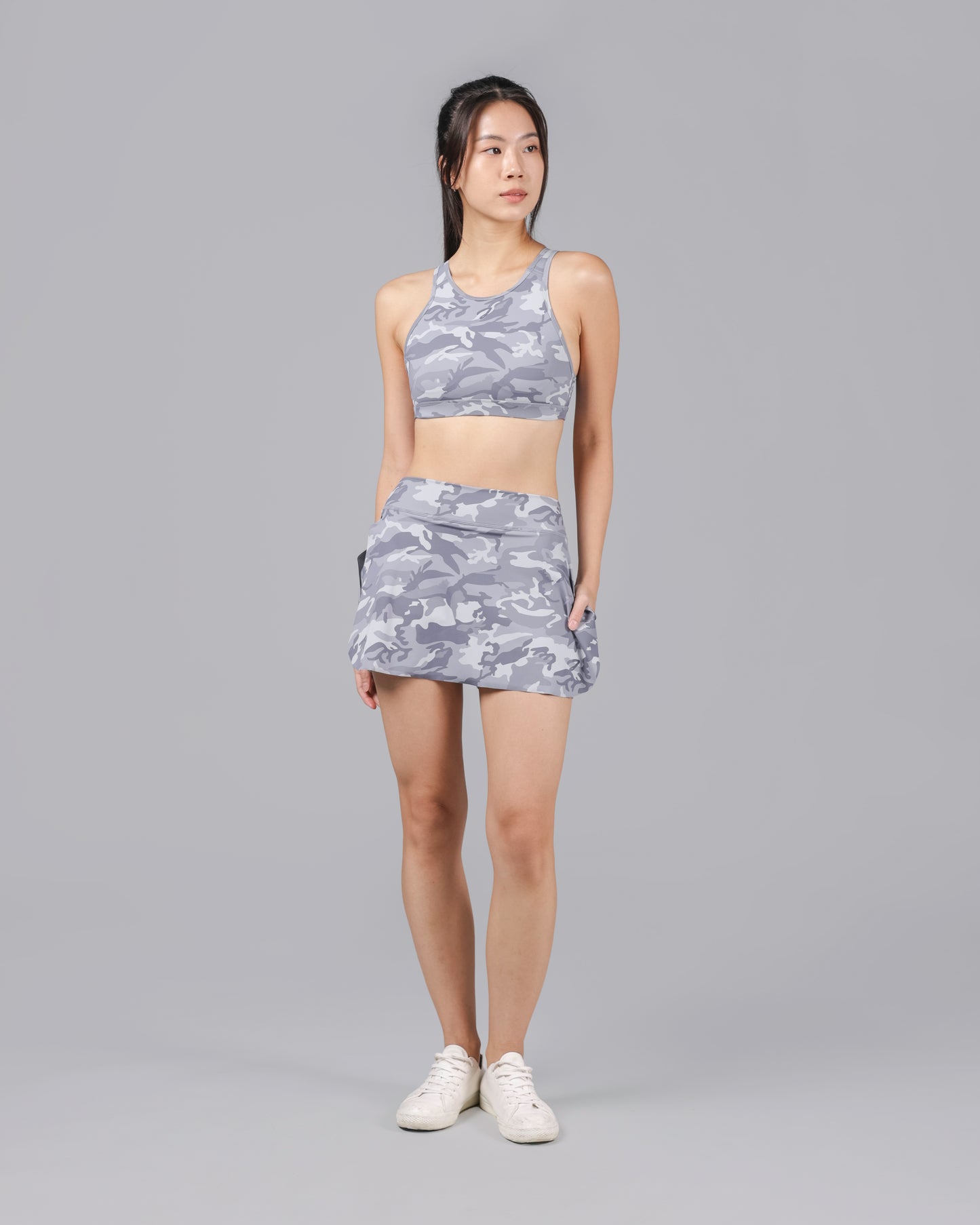 Racer Back Camo Sports Bra